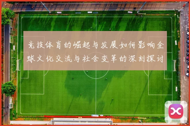 竞技体育的崛起与发展如何影响全球文化交流与社会变革的深刻探讨