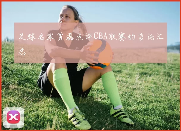 足球名家贾磊点评CBA联赛的言论汇总